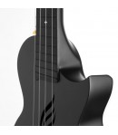Casha® ukulele koncertowe Black z futerałem i akcesoriami