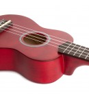 Casha® ukulele soprano RED with gigbag