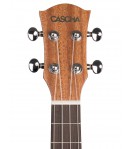 Cascha® ukulele tenor mahogany Premium mahogany with gigbag