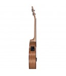 Cascha® ukulele tenor EQ mahogany Premium mahogany with gigbag