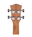 Cascha® ukulele tenor EQ mahogany Premium mahogany with gigbag