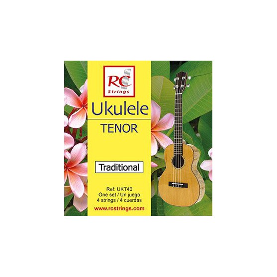 Struny RC Strings do ukulele tenor UKT40 Clear Nylon