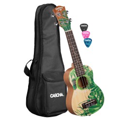 Cascha® ukulele sopranowe Art Series Leafy